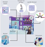 Undercover set de manualidades Frozen - caja creativa de dibujo para niños-3