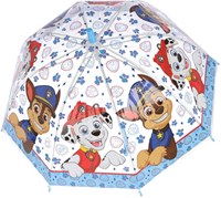 van der Meulen Paraguas infantil Paw Patrol 69 cm negro-blanco protección lluvia-2
