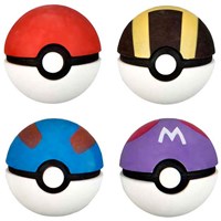 OttoSimon set de gomas Pokémon - 4 piezas - gomas Pokéball coloridas-2