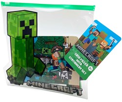 Estuche Minecraft set de papelería completo - material escolar para niños