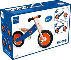 Scratch bicicleta de equilibrio de madera espacio - asiento ajustable - 12 pulgadas