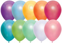 Haza globos colores neón 10 unidades - decoración fiesta látex multicolor-3