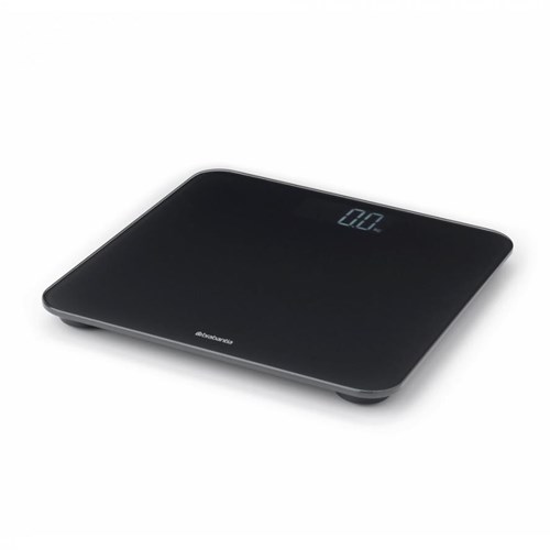 Brabantia báscula digital de baño - pantalla LED - gris oscuro