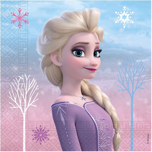 Globos servilletas de papel Frozen FSC 20 unidades fiesta infantil