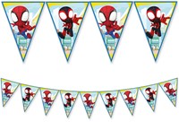 Globos guirnalda de papel Spidey FSC 3 metros decoración fiesta infantil