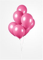 Globos globos rosa fuerte 30cm decoración fiesta 10 unidades-3