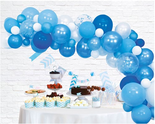 Globos set arco de globos azul - kit decoración fiesta-3