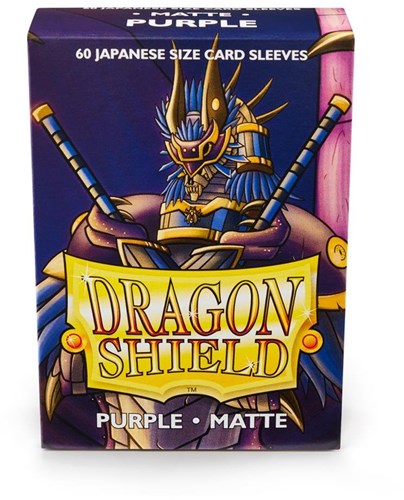 Dragon Shield fundas cartas trading cards morado japonés mate 60 unidades-3