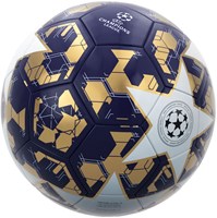 Mondo balón fútbol Champions League 400g 21,5cm oro azul blanco