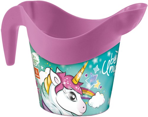 Mondo set cubo unicornio juguetes playa 6 piezas plástico-3