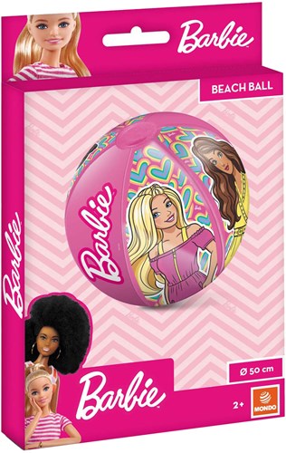 Mondo pelota de playa Barbie 50cm - pelota rosa para niños-2