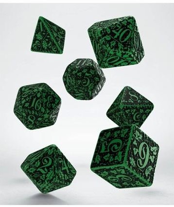 Q-Workshop set de dados bosque jungla - accesorios juegos de rol-2