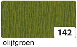 10 hojas de crepe folia verde oliva 822142