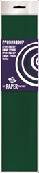 10 hojas de papel crepé verde oscuro 100549