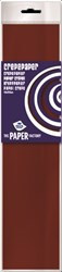 10 hojas de papel crepé marrón 100557