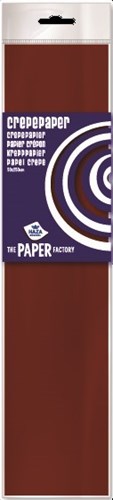 10 hojas de papel crepé marrón 100557