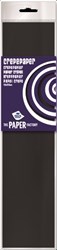 10 hojas de papel crepé negro 100559