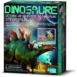4M KidzLabs set de excavación de dinosaurio Stegosaurus - juguete educativo