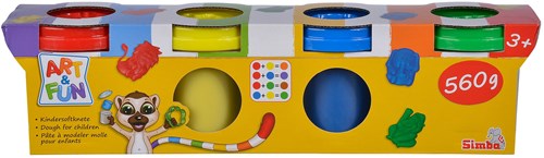 Simba set de plastilina - Art & Fun - 4 colores - juguete creativo-3