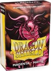 Dragon Shield fundas para cartas - Japonés mate magenta 60 uds protección cartas
