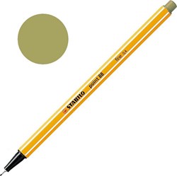 Stabilo fineliner 0,4 mm verde barro - bolígrafo creativo para niños