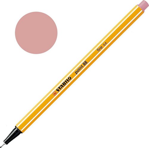 Stabilo fineliner point 88 0,4 mm rosa blush - accesorio de escritura