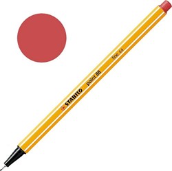 Stabilo fineliner point 88 0,4 mm rojo óxido - diversión al escribir