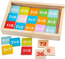 Bigjigs Caja de la Tabla de multiplicar