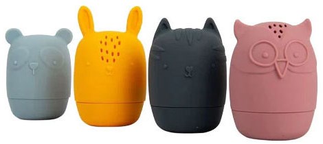 BigJigs animales de baño - juguetes de agua de silicona para bebés-3