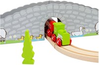 BigJigs puente de tren de madera granja - accesorio de juguete-3