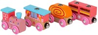 BigJigs tren de madera Sweetland Express - tren de juguete colorido-3