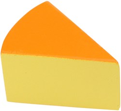 BigJigs juguete de queso de madera - accesorio cocina amarillo