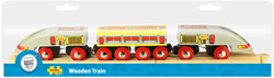 BigJigs tren bala de madera - juguete tren de alta velocidad