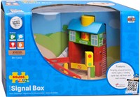 BigJigs caseta de señales de madera para trenes - set de 3 piezas-2