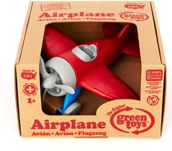 Green Toys avión - avión de juguete rojo sostenible para niños