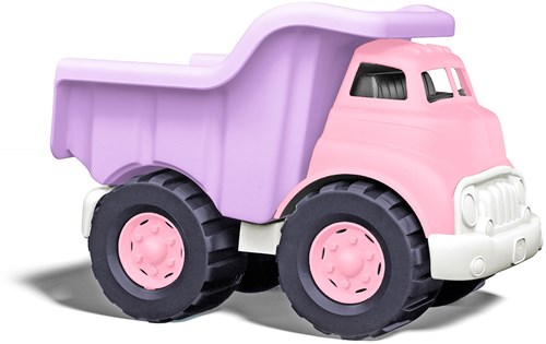 Green Toys Camión Volquete Rosa -2