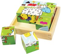 Bigjigs Puzzle de bloques Animales de granja