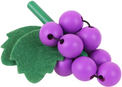 BigJigs juguete de madera uvas - fruta educativa para niños