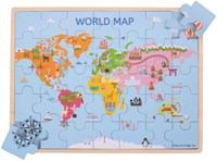 Bigjigs Mapamundi Puzzle-2