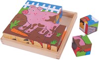 Bigjigs Granja Cubo Puzzle