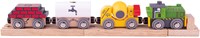 BigJigs tren de madera construcción juguete con carga magnética