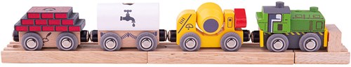 BigJigs tren de madera construcción juguete con carga magnética