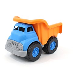 Green Toys camión volquete juguete vehículo azul naranja ecológico