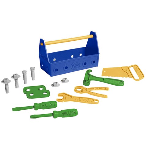 Green Toys caja de herramientas juguete azul ecológico-2