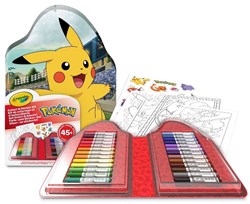Crayola maletín creativo Pokémon con 45 piezas para colorear y crear