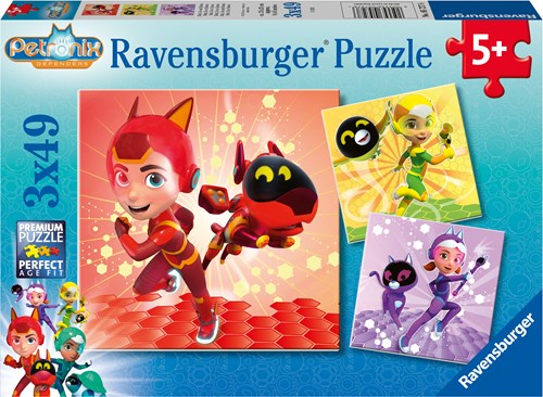 Ravensburger puzzle 3 rompecabezas - Matt, Jia y Emma - Petronix - 49 piezas