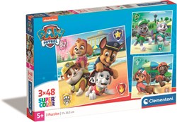 Clementoni Paw Patrol set de puzzles - 3x48 piezas - puzzle infantil