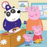 Dino Peppa Pig set de rompecabezas - 3 puzzles de cartón de 55 piezas-2