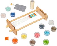 BigJigs telar de cuentas de madera juguete creativo para niños