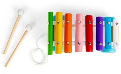 BigJigs xilófono de madera para arrastrar juguete musical bebés-3